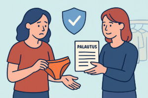 Alusvaatteiden palautusehdot – hygieniasuojat ja rajat