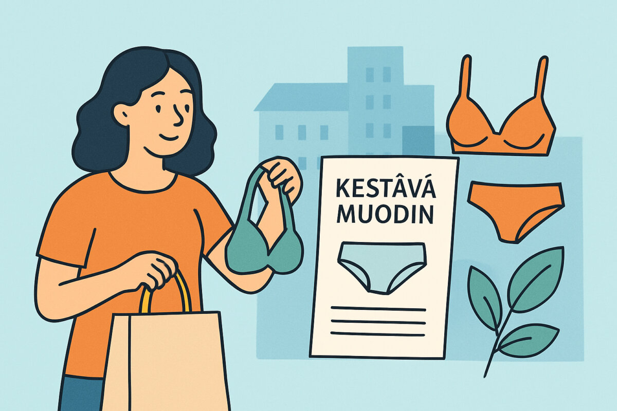 Kestävän muodin alusvaatemerkit Suomessa