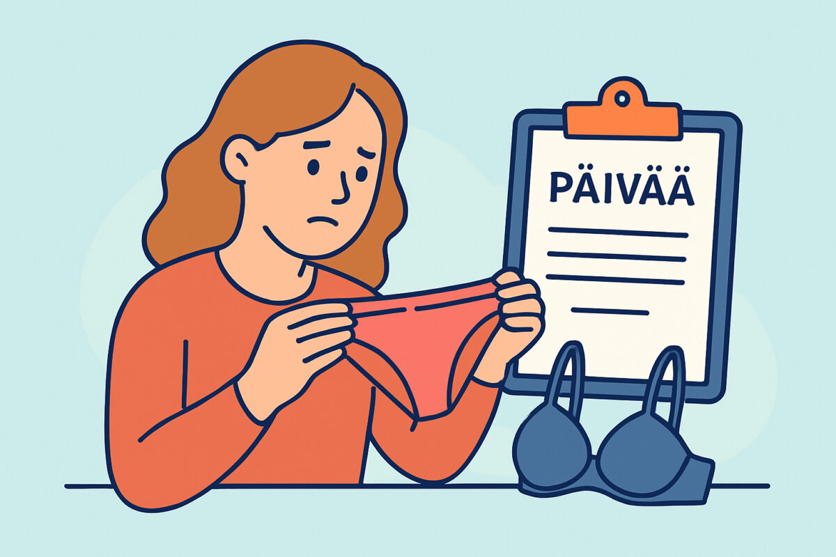 Kuinka usein alusvaatteet pitäisi uusia