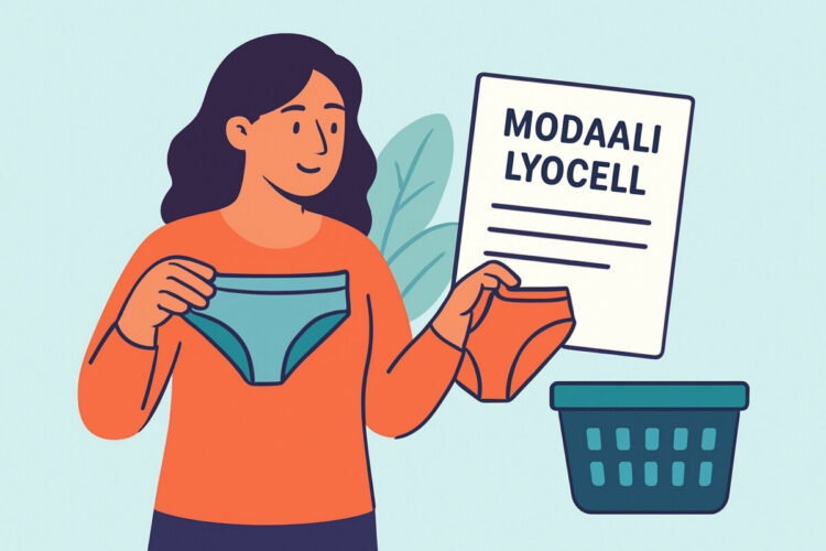 Modaali ja lyocell alusvaatemateriaaleina