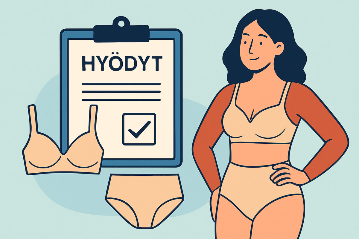 Muotoilevat alusvaatteet – hyödyt ja käyttövinkit