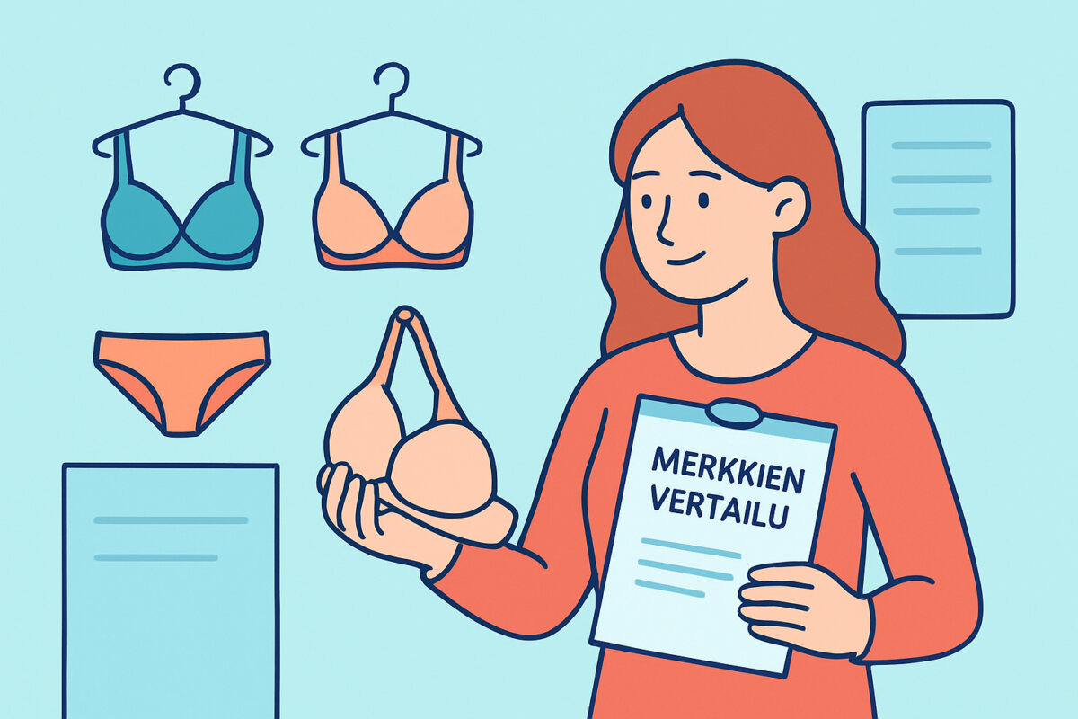 Suomalaisten alusvaatemerkkien vertailu